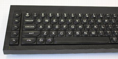 Sinclair QL keyboard close-up